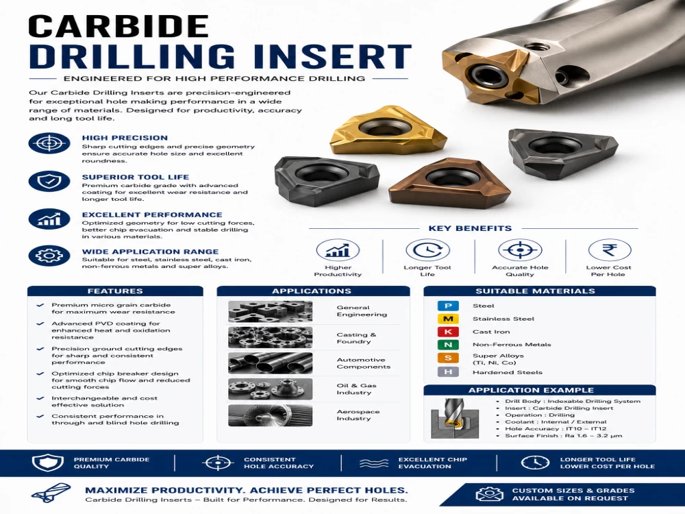 Carbide Drilling Inserts